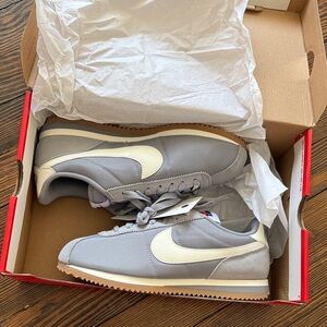 NWT Nike Cortez in Cement Grey